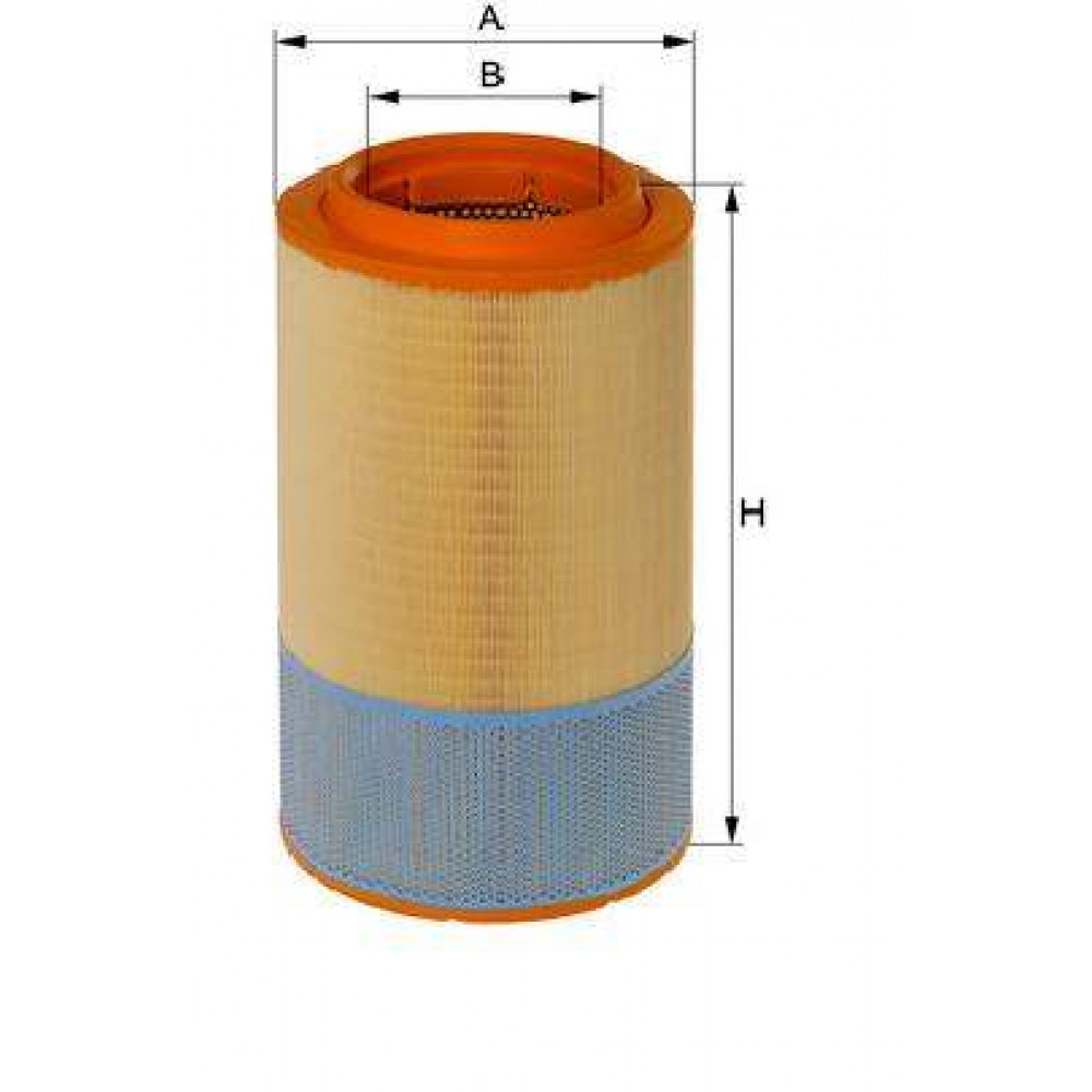 Фильтр воздушный 510X267X170 MAN-TGA