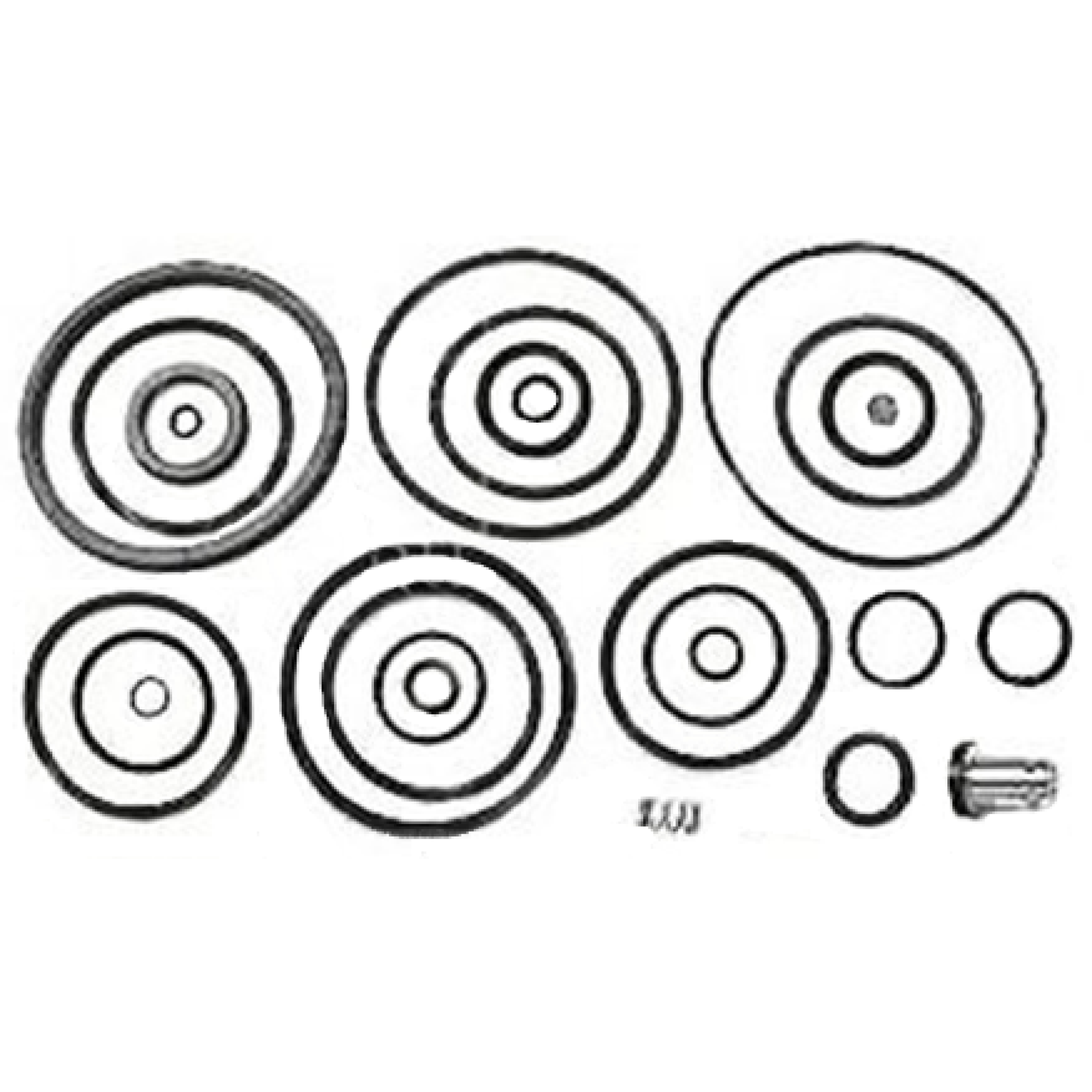 Trailer control valve repair kit DAF