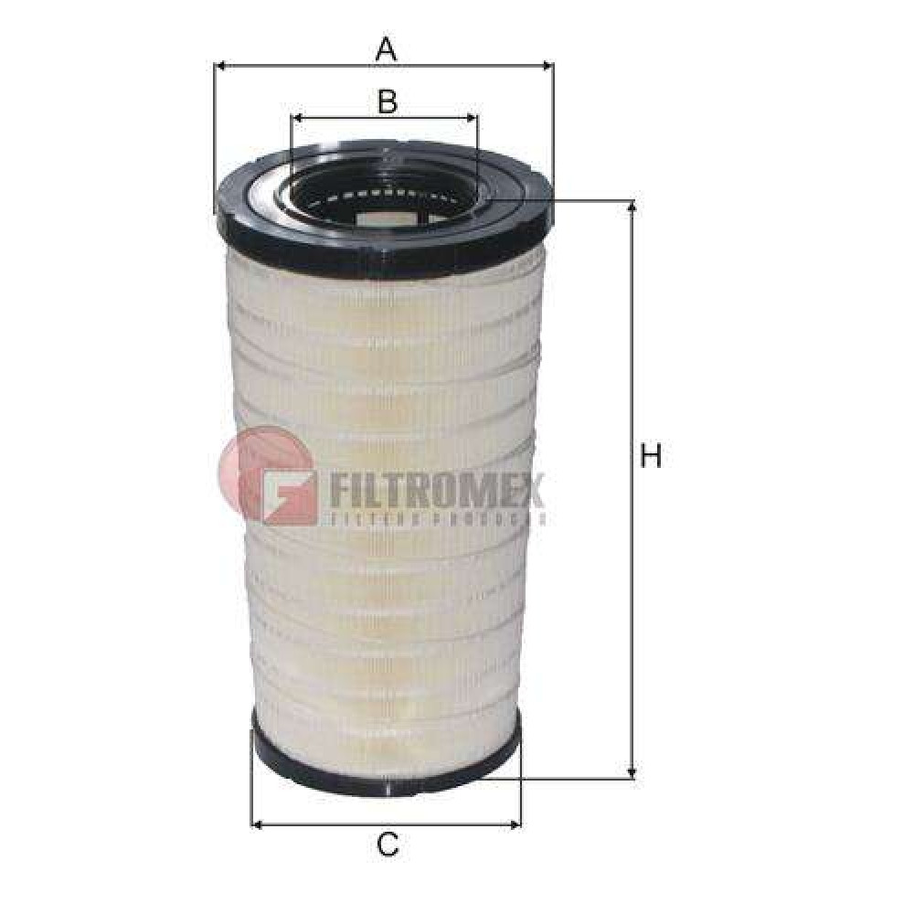 Air filter 510X280X147 DAF-XF105