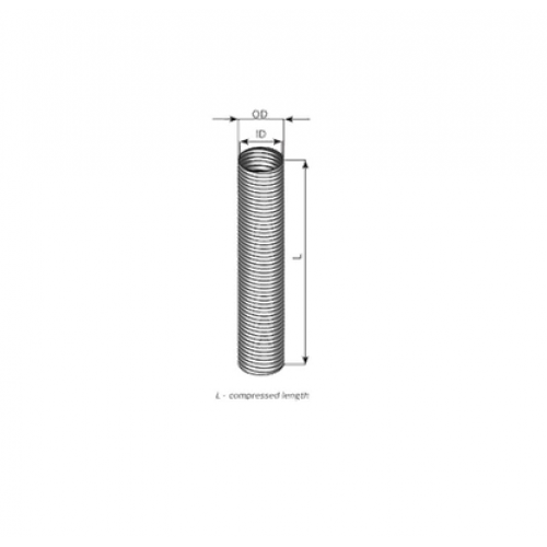 Elastīgs savienojums izplūdes sistēmai 5``x141 mm