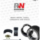 Roadwin brake drums,shoes, camshafts and rivets