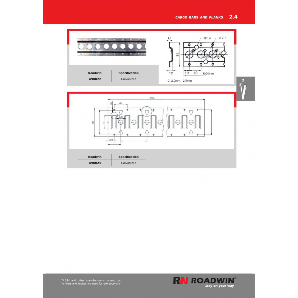 Roadwin Cargo Safety Parts Catalog