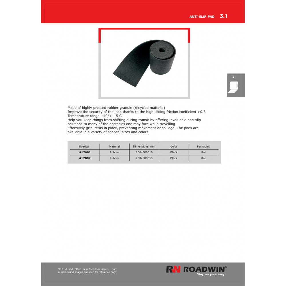 Roadwin Cargo Safety Parts Catalog