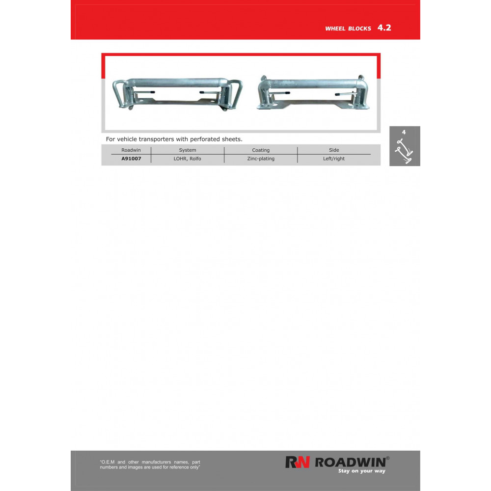 Roadwin Cargo Safety Parts Catalog